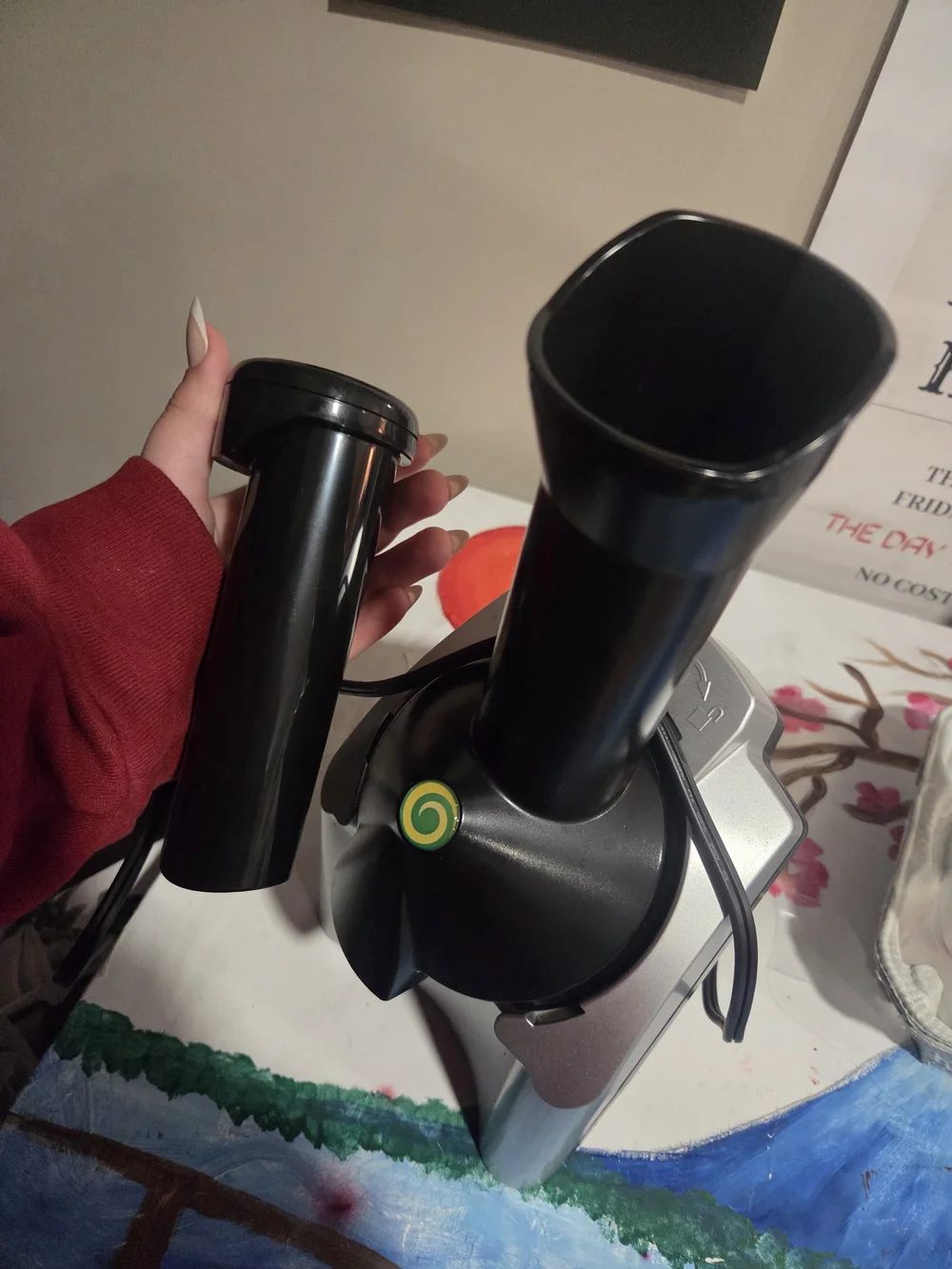 NaNa Silver and Black Electric Food Chopper